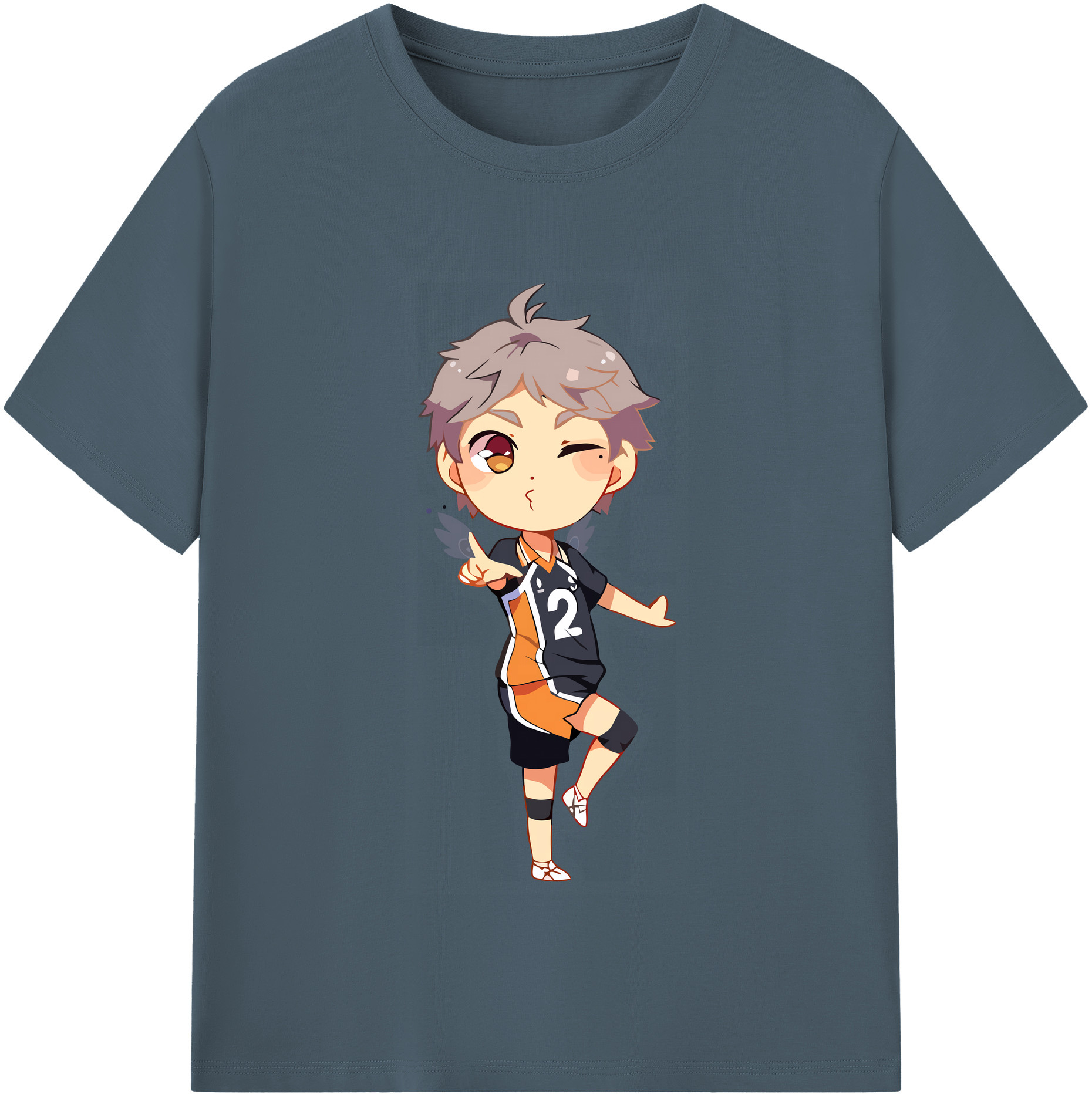 （画像用） ハイキュー!! Haikyu!! 綿100％半袖Tシャツ（フロントプリント）